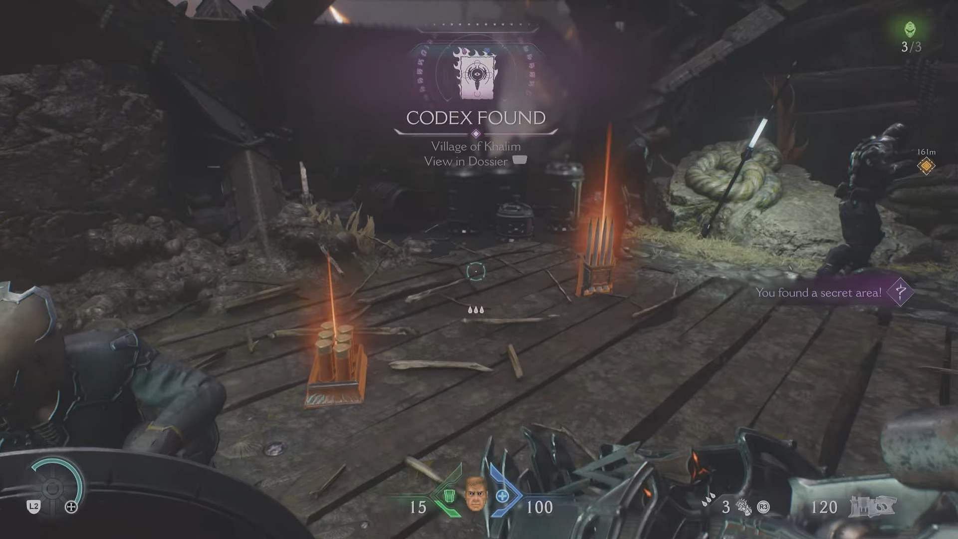 Village of Khalim Codex collectible found at the top of a mountain (Image via Sportskeeda Gaming || Bethesda Softworks)